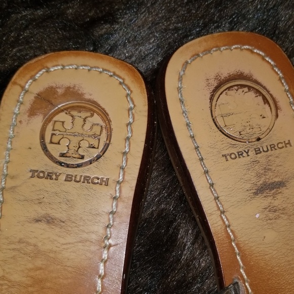 Tory Burch Moore Graphite Sandals, Size 8M - Picture 4 of 7